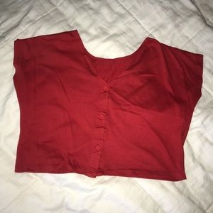 Vintage boxy crop top